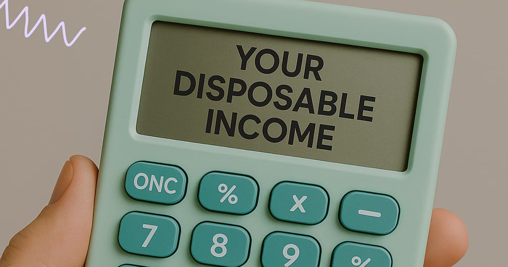 a disposable income calculator to resemble a physical version of the PayCycle Freedom Calculator
